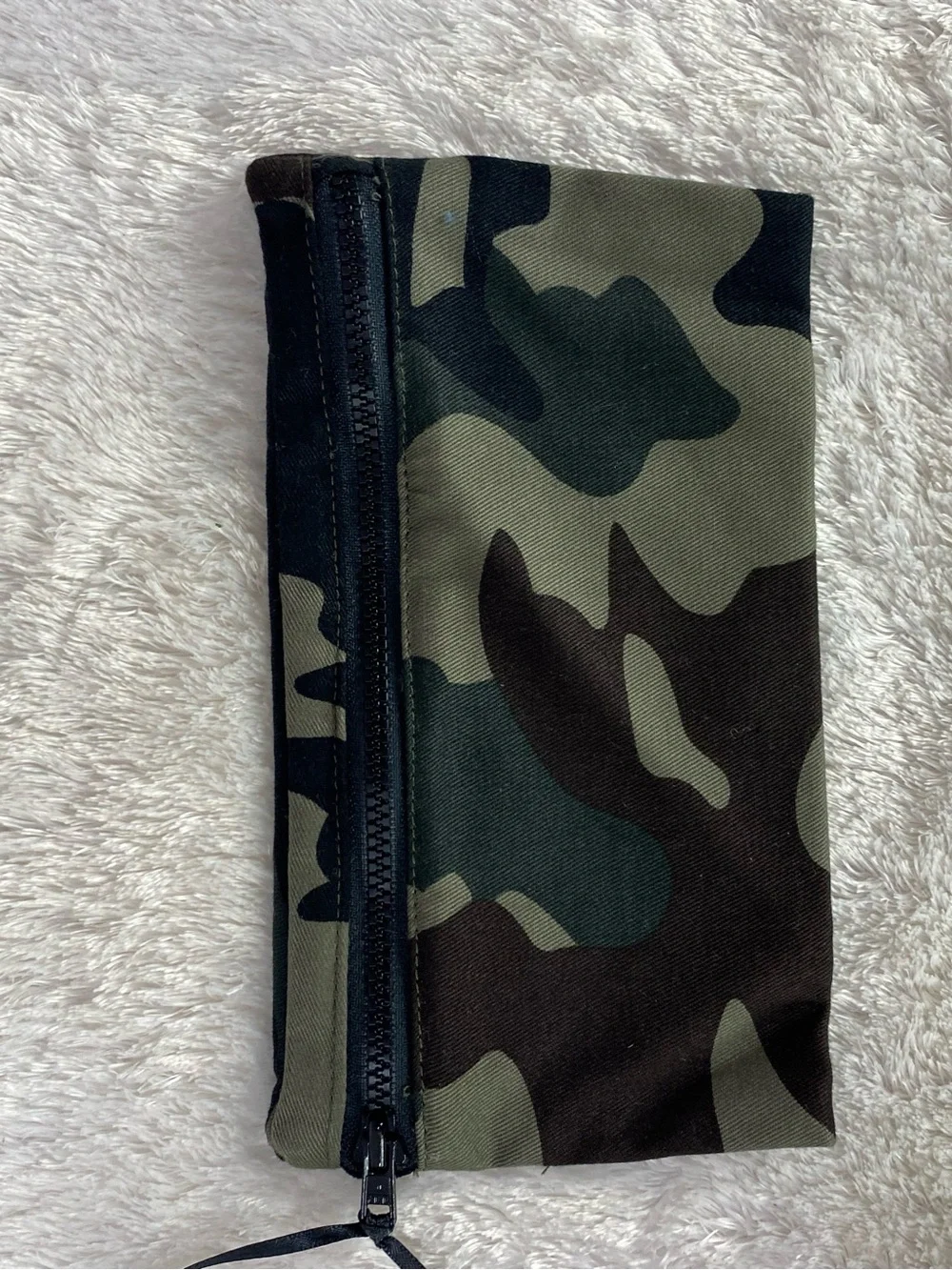 Custom Made Womans Camouflage Crossbody Bag - Green Camo